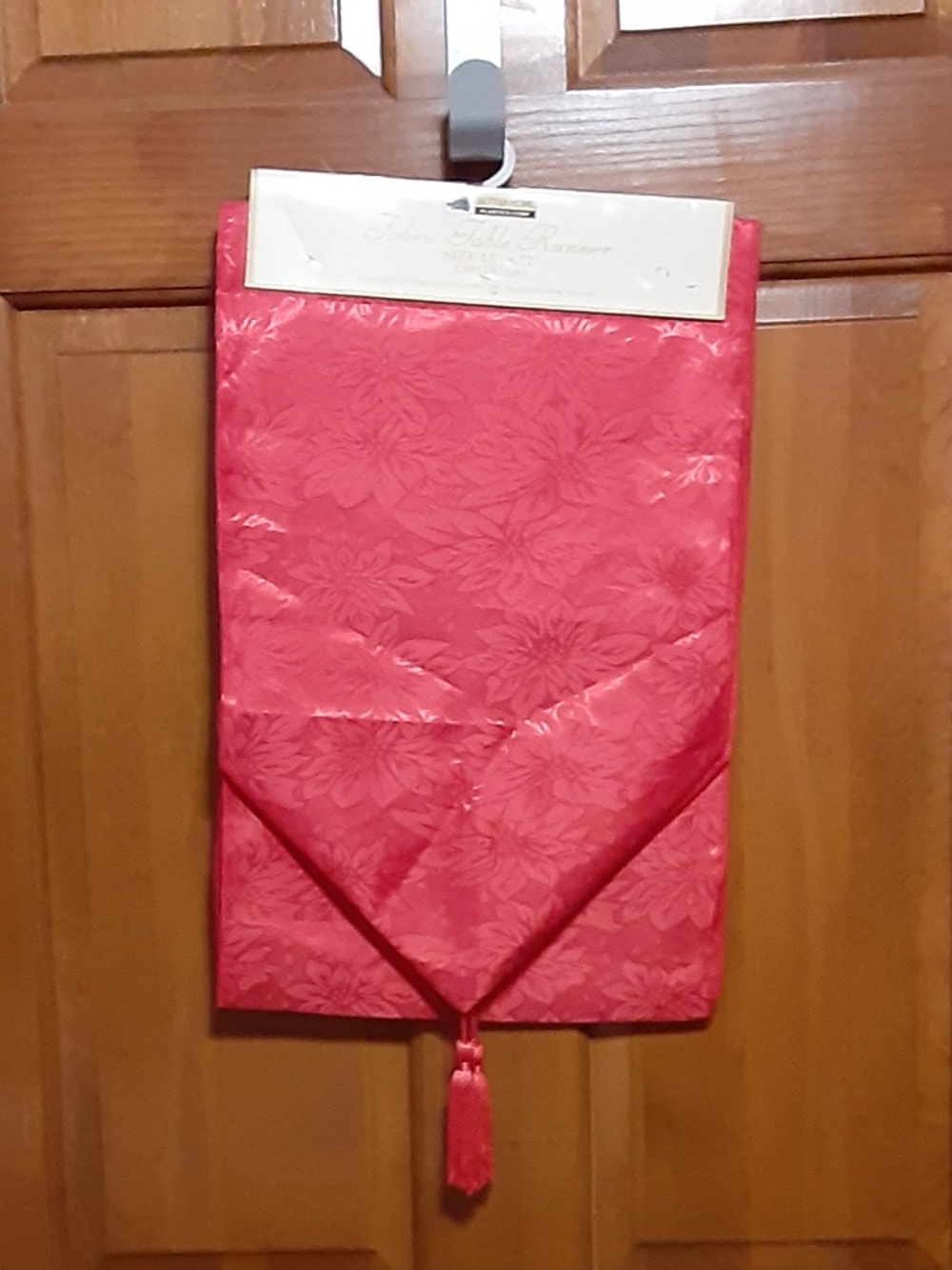 Red Fabric Table Runner 12" x 72"